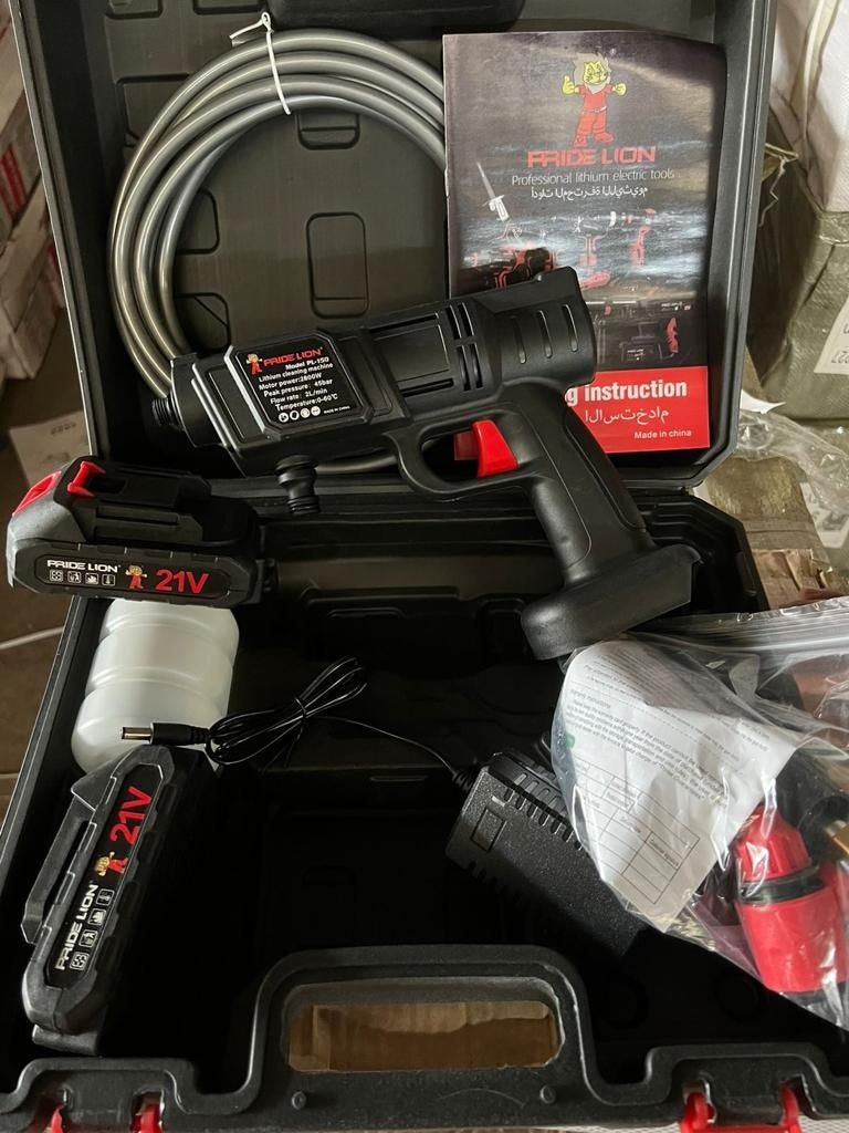 Rechargeable Wireless Car Wash Machine Cordless Car Care High-pressure Cleaning Water Spray Gun Car Washer