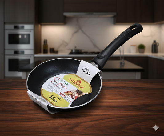 SONEX Super Non-Stick Frying Pan (18cm) - Ideal for Best Cooking