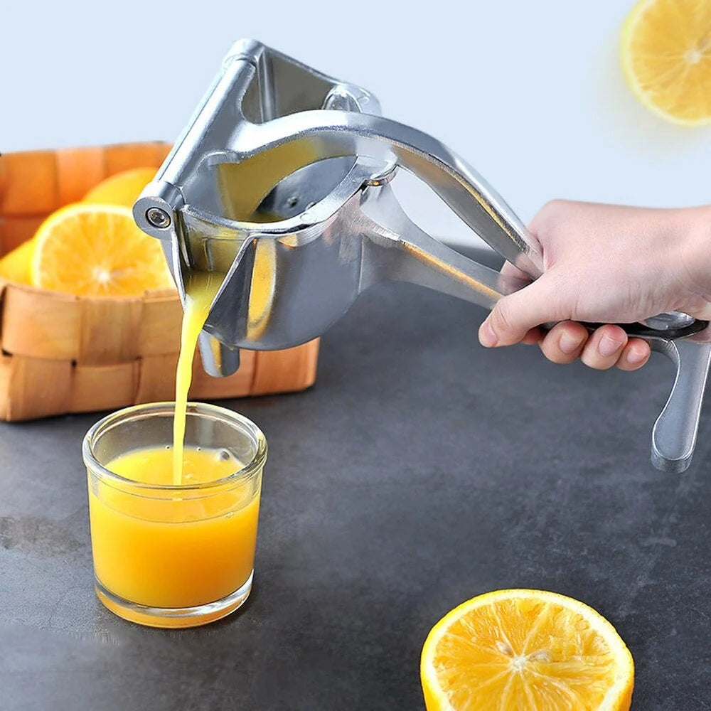 Stainless Steel Fruit Press, Stainless Steel Manual Juicer Fruit Hand Juicer, Heavy Duty Handheld Juice Extractor, Fruit Squeezer, Handheld Juicer, Fryer