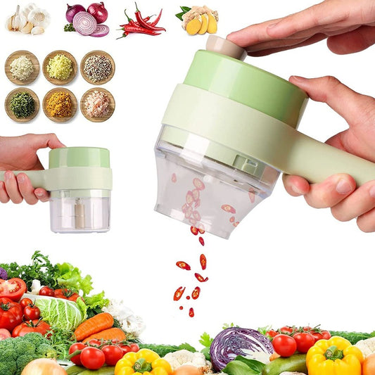 Electric Food Hammer, Kitchen Hammer Chopper Machine, Hammer Processor Chopper with Dual Functionality, Portable Grinder Chopper, Handheld Prep Slicer for Chopping Vegetables Cutting Slicing
