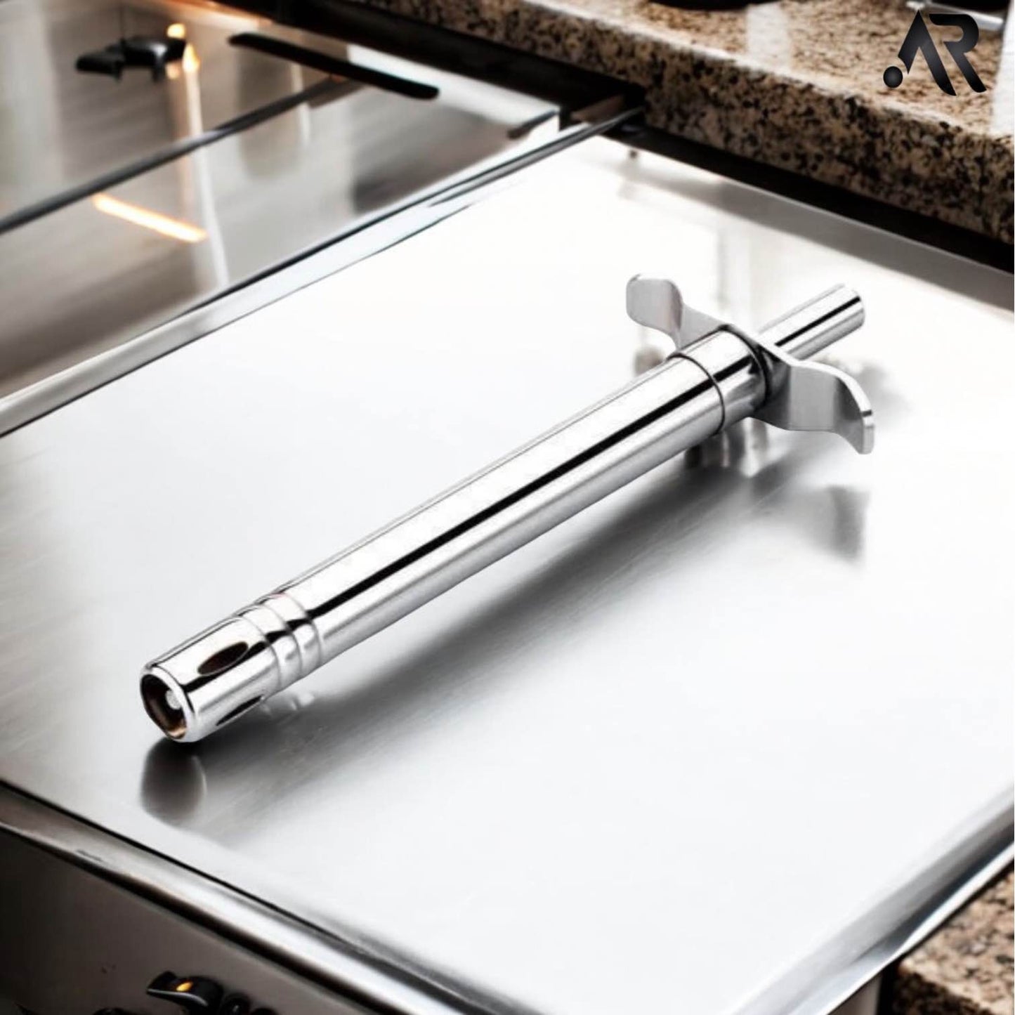 Imported Pluto Kitchen Gas Lighter With Knife - Pluto Lighter for Gas Stove - Stainless Steel