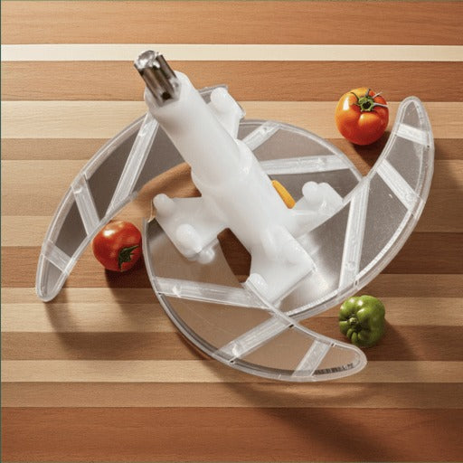 Manual 2L Stainless Steel Food Chopper 4 Curved Blades Hand Push Vegetable Meat Cutter Portable Processor Bowl Easy Clean Kitchen Multi Use