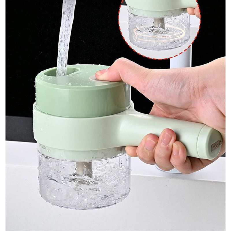 Electric Food Hammer, Kitchen Hammer Chopper Machine, Hammer Processor Chopper with Dual Functionality, Portable Grinder Chopper, Handheld Prep Slicer for Chopping Vegetables Cutting Slicing