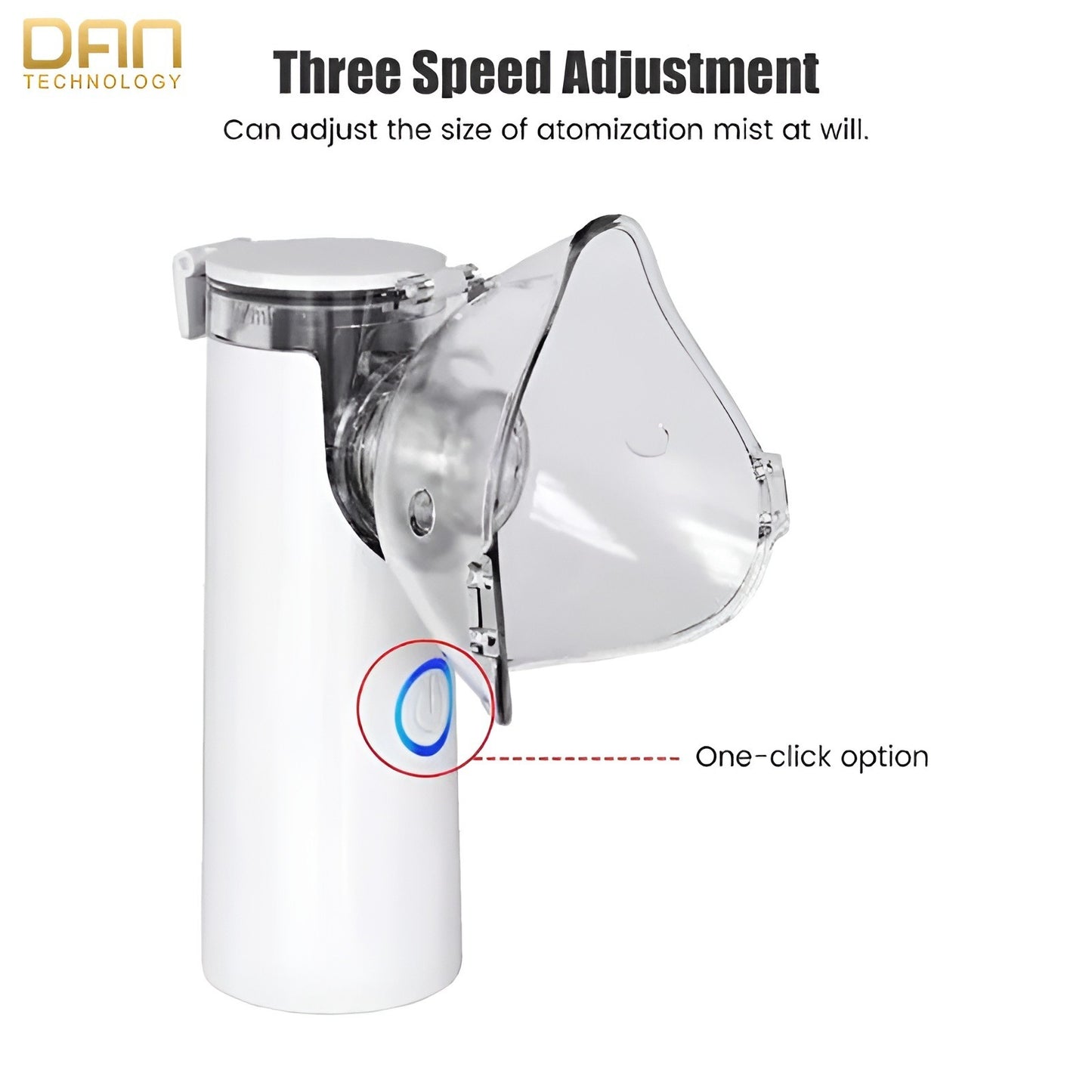 DAN TECHNOLOGY Portable Nebulizer For Asthma Rechargeable Inhaler Nebulizer Machine For Kids And Adults Medical asthma nebulizer